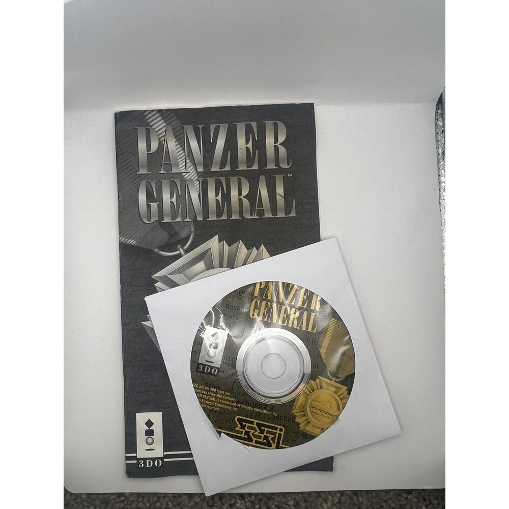 Panzer General (3DO, 1995) Disc And Manual Tested
